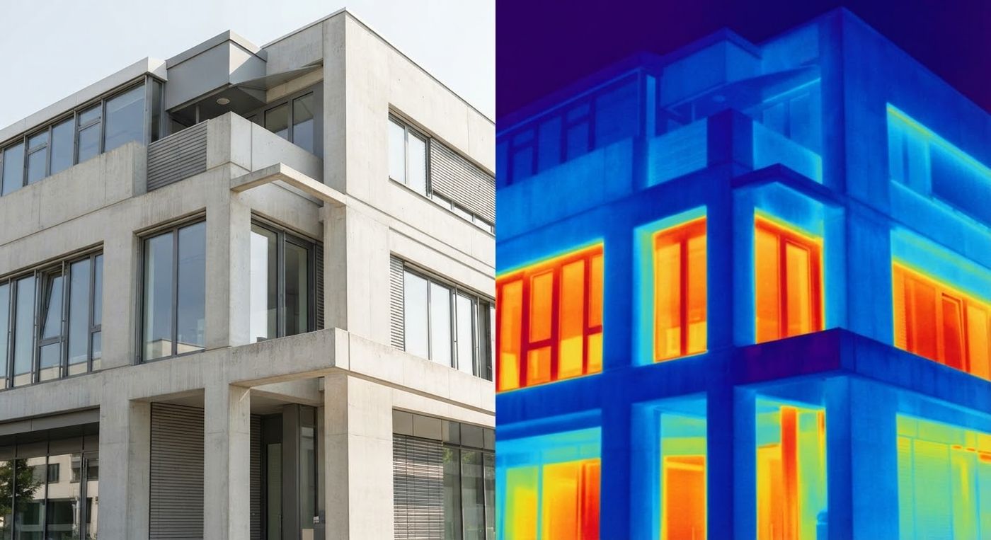 Thermografische Fassadenanalyse